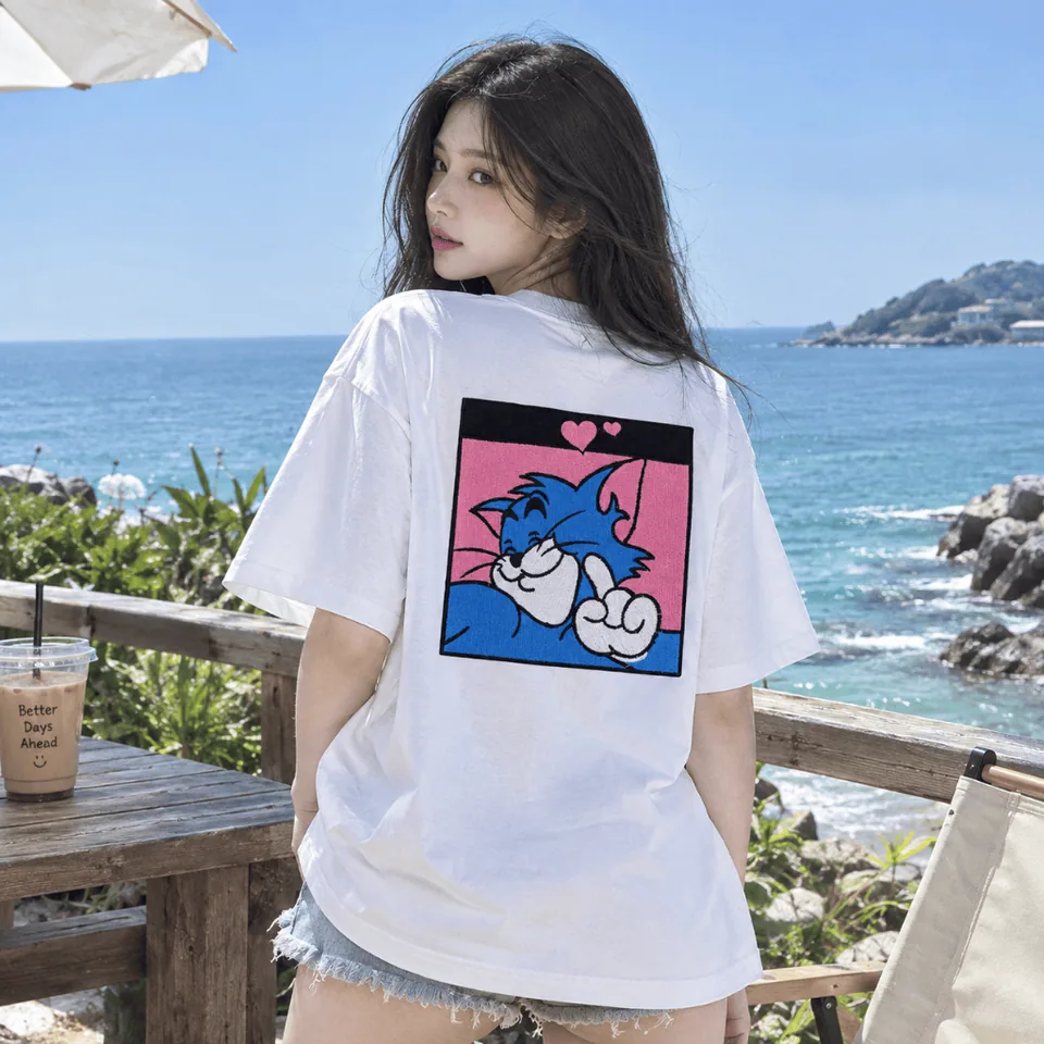 Áo thêu đôi Tom & Jerry của ATUS Clothing