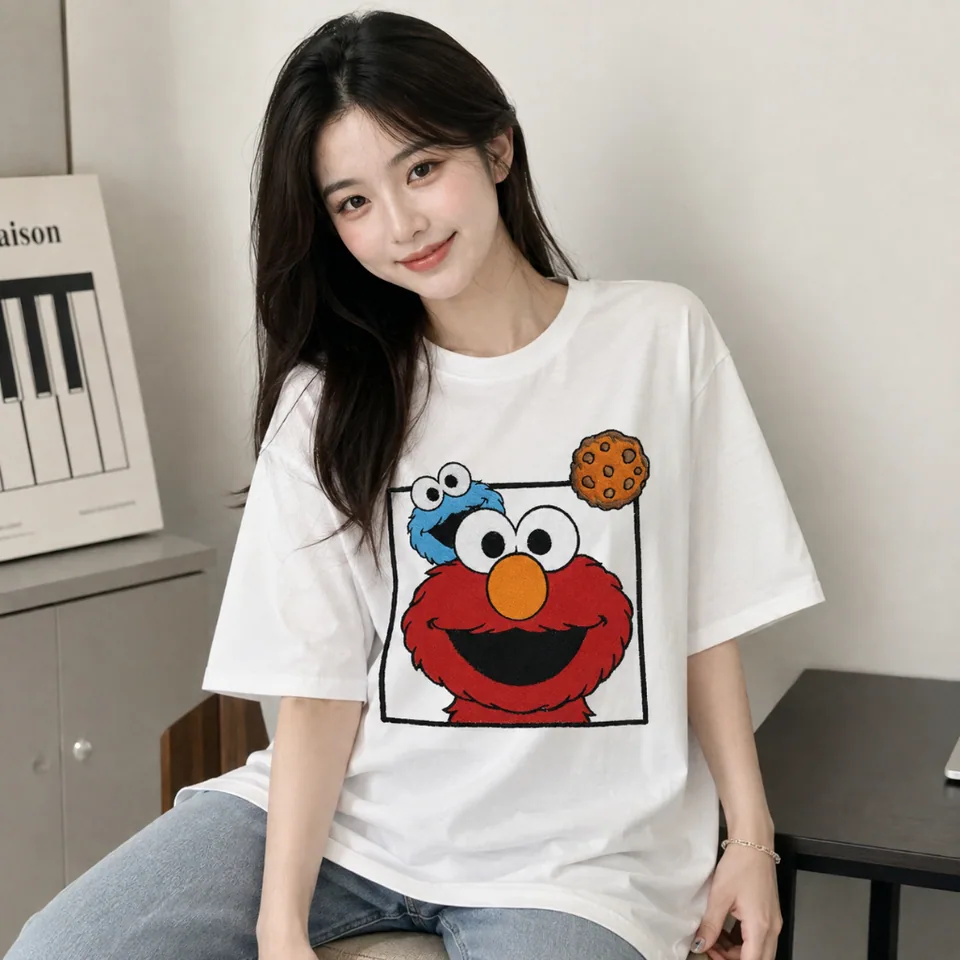 Áo thêu nhân vật Elmo của ATUS Clothing